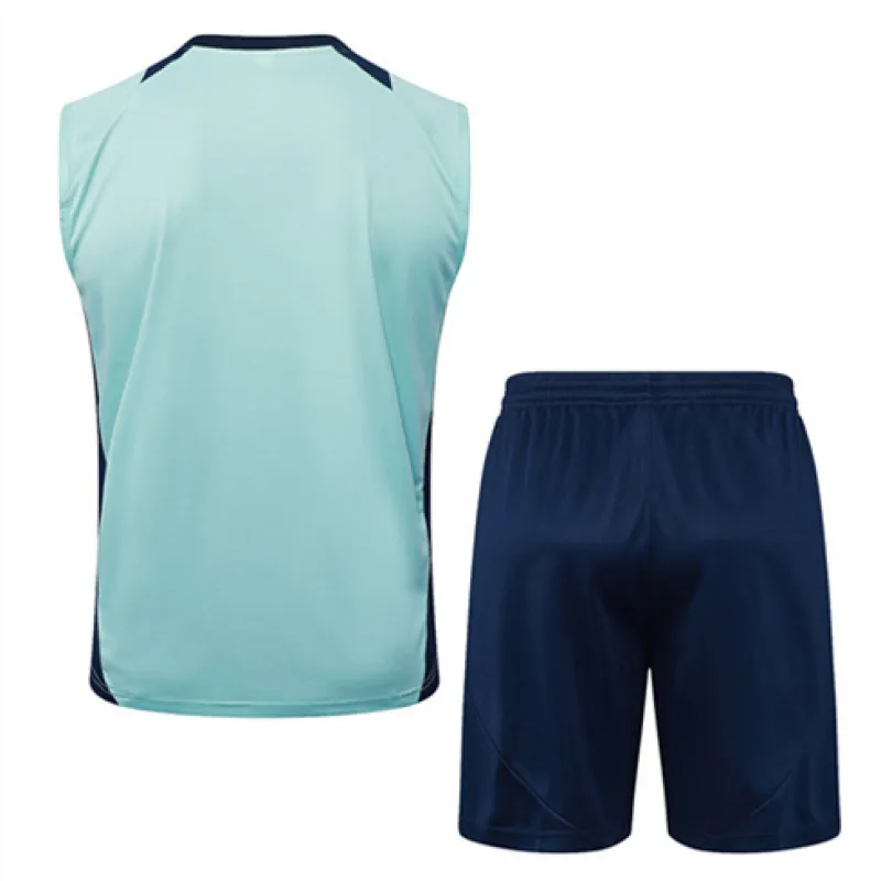 Jeu de short et de gilet de Manchester United 2024/25 Vert pâle