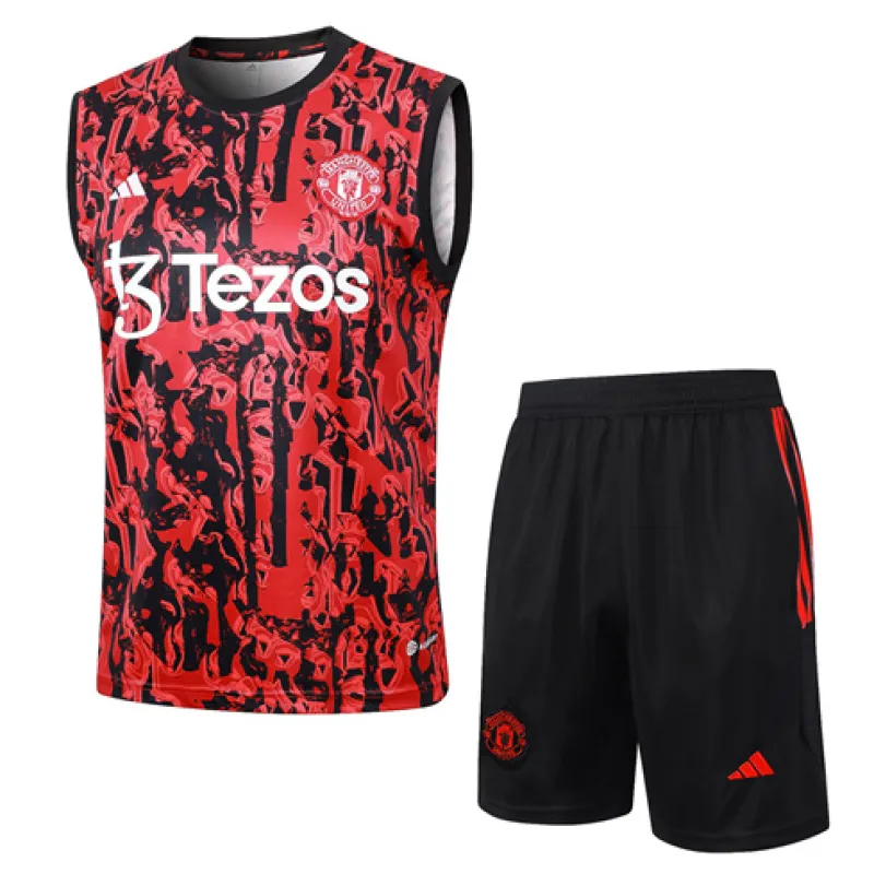 Manchester United Shorts and Vest Set 2024/25 Red