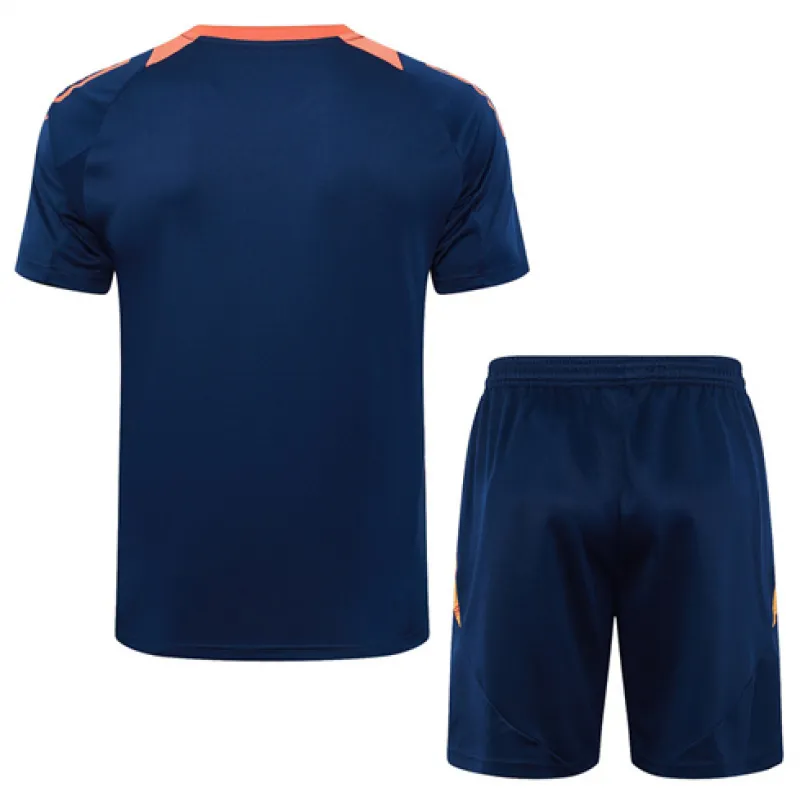 Maillot de formation + Short de Manchester United 2024/25 Bleu