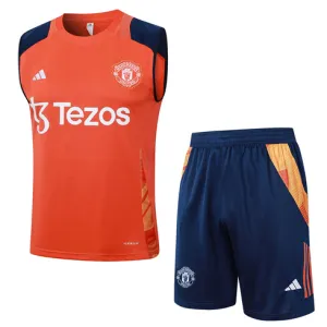 Manchester United Shorts and Vest Set 2024/25 Orange