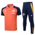 Manchester United Training Polo Shirt + Pants 2024/25 Orange