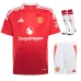 Manchester United 2024/25 Home Kids' Jersey Set - Red