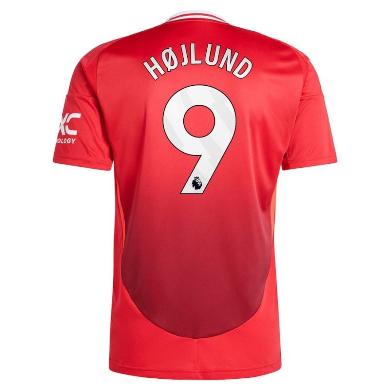 Højlund Manchester United 2024/25 Home Kids' Jersey Set - Red