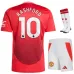 Rashford Manchester United 2024/25 Home Kids' Jersey Set - Red