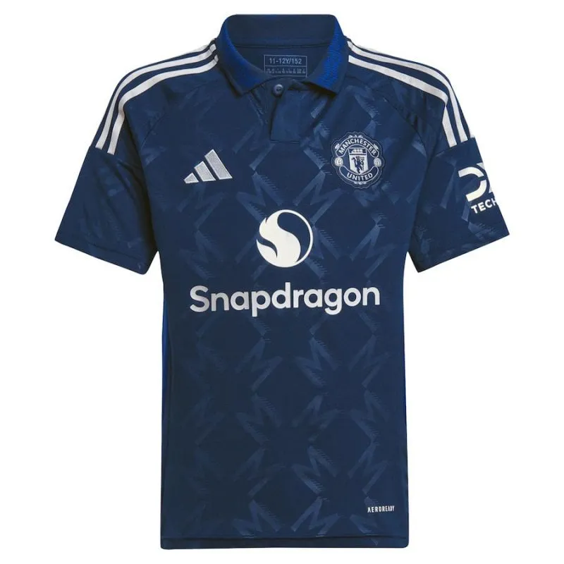 Garnacho Manchester United 2024/25 Away Kids' Jersey Set - Blue