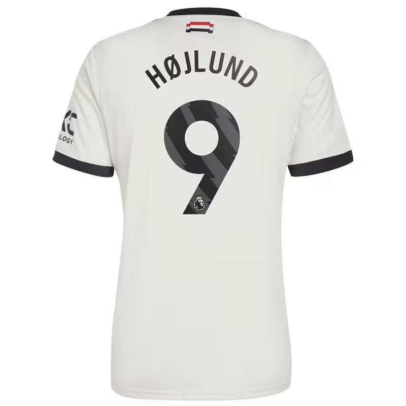 Højlund Manchester United 2024/25 Kids' Third Jersey Set - White