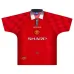 Camisa retro de Beckham de Manchester United, local 1996-1998 - Rojo