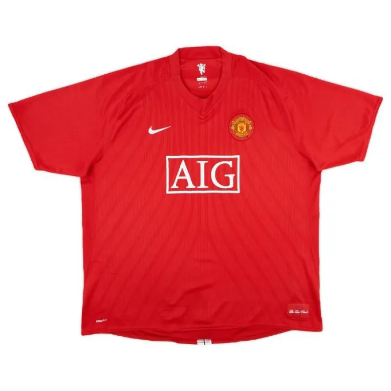 Cristiano  Ronaldo Manchester United Retro Jersey 2007-2009 Home - Red