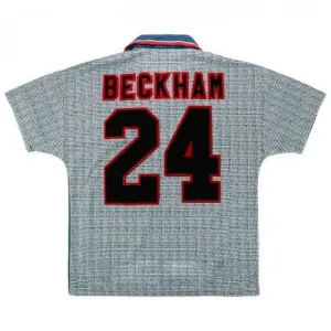 Beckham Manchester United Retro Jersey 1995/96 Away - Grey