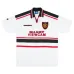 Maglia retro di Beckham per Manchester United, trasferta 1997-1999 - Grigio