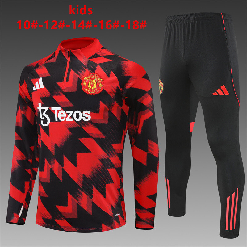 Manchester United 2025/26 Kids Sports Set Red Black
