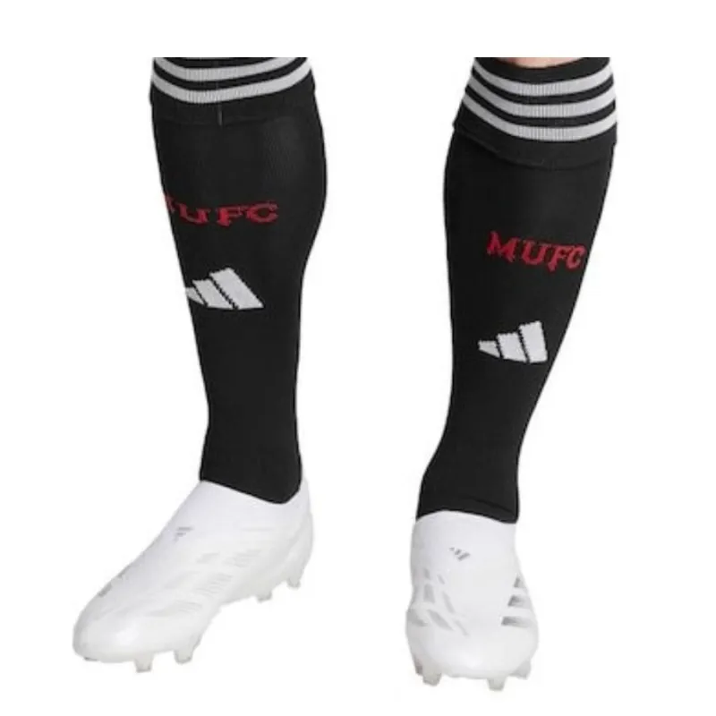 Manchester United 2025/26 Home Socks - Black