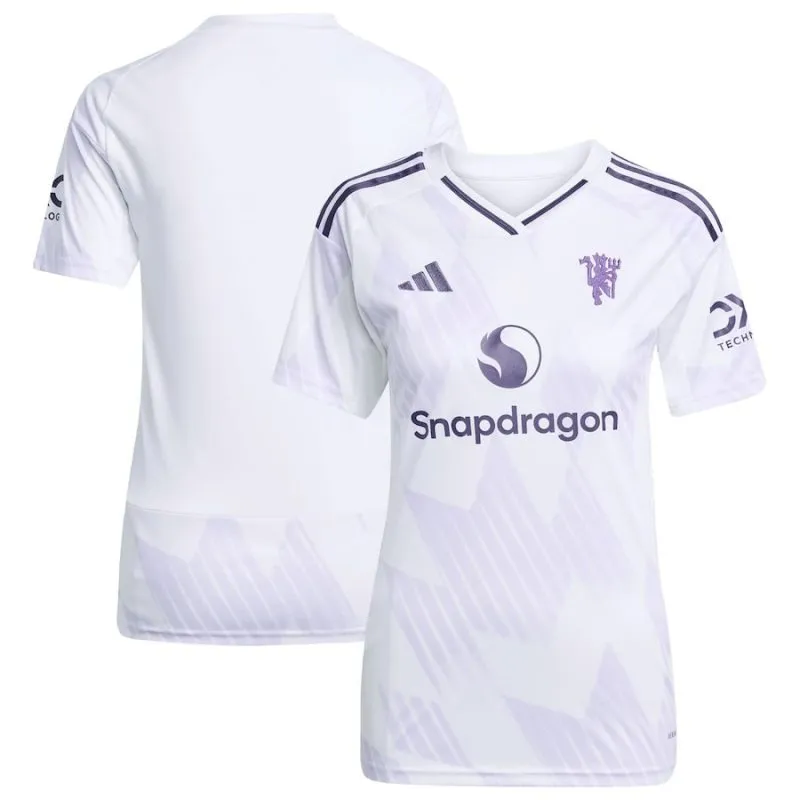 Camiseta femenina fuera de casa del Manchester United 2025/26 - Blanco
