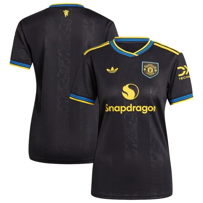 Manchester United 2025/26 Troisième maillot femme - Noir