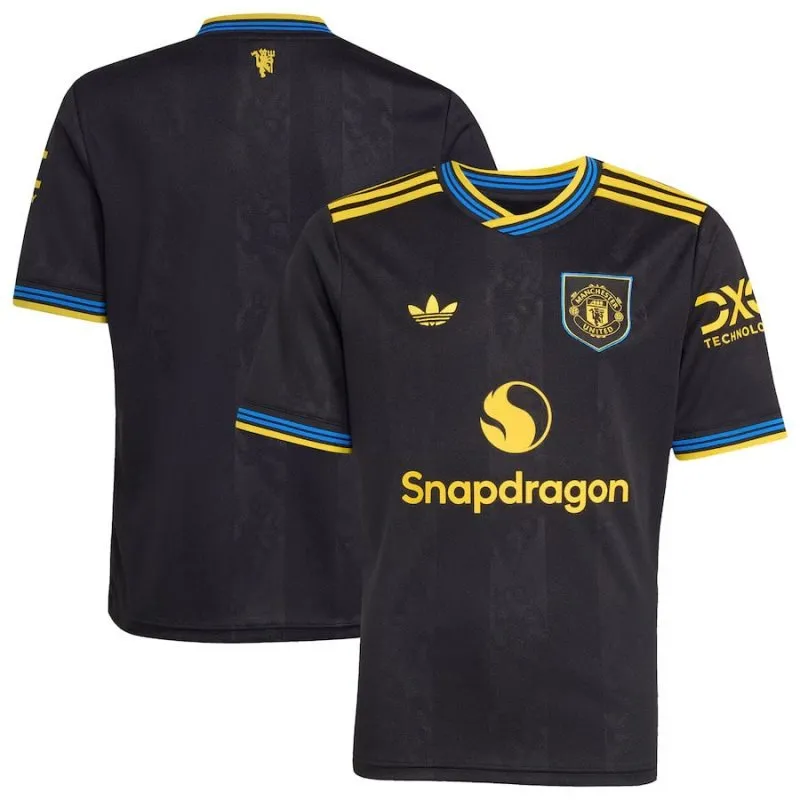 Manchester United 2025/26 Troisième maillot enfant - Noir