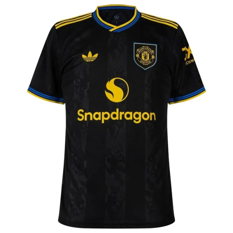 Camiseta Tercera Manchester United CANTONA 2025/26 - Negro