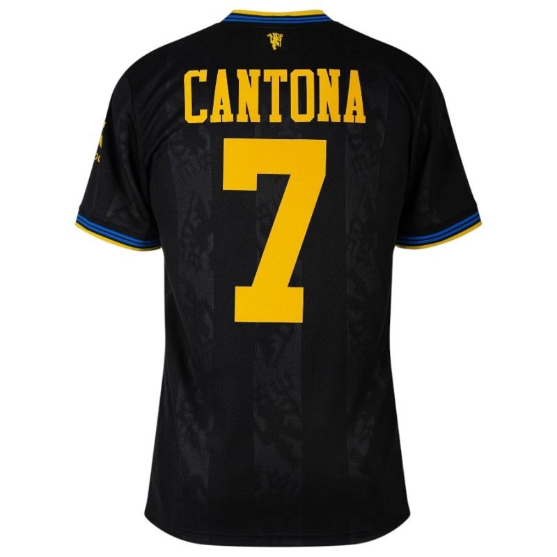 Camiseta Tercera Manchester United CANTONA 2025/26 - Negro