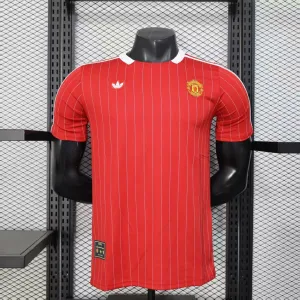 Manchester United Maglia Giocatore Edizione Casual 2025/26 - Rosso