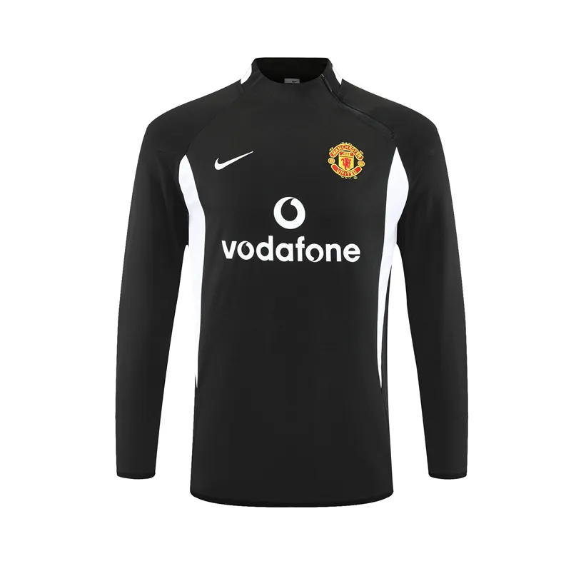 Manchester United 2002/03 Abbigliamento Sportivo Vintage Nero