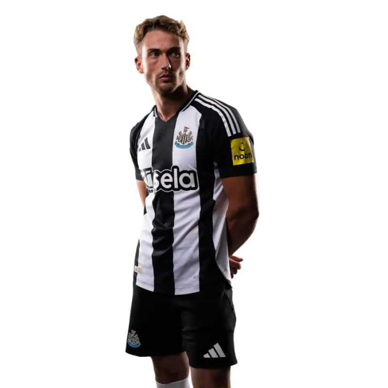 Newcastle United 2024/25 Heimspieler-Trikot - Schwarz/Weiß