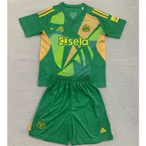 Maglia + pantaloncini di portiere per bambini di Newcastle United 2024/25 - Verde