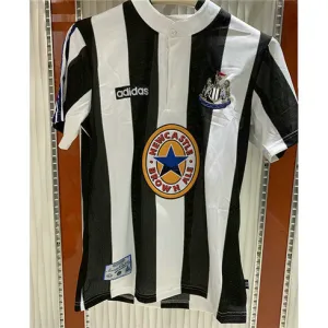 Maglia di casa retrò di Newcastle United 1995-97 - Nero/Bianco