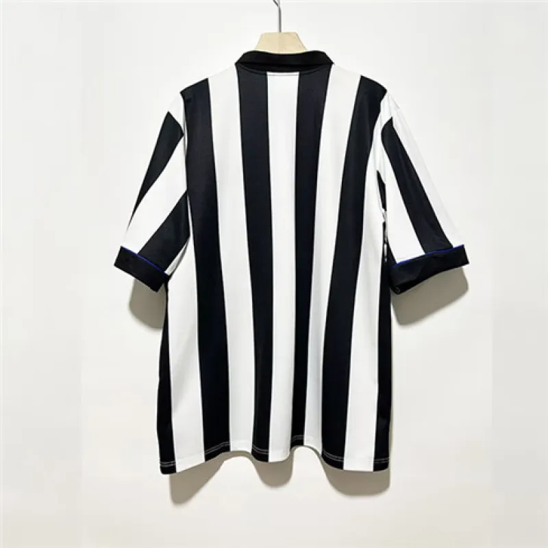 Newcastle United 1993-95 Retro Home Jersey - Black/White