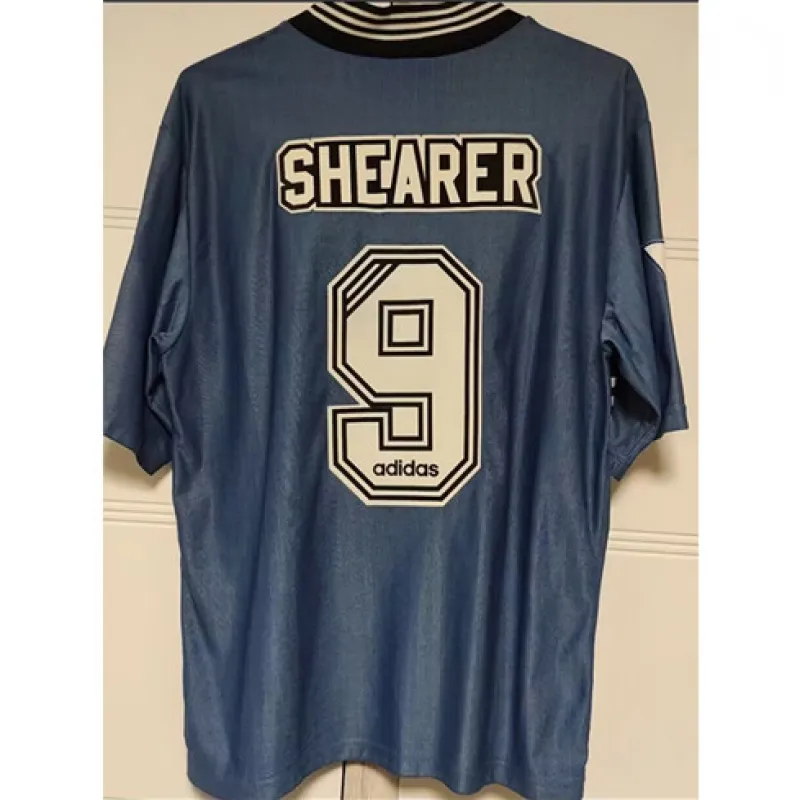 Camiseta de fuera de casa retró de Newcastle United 1995/96 que usó Alan Shearer - Azul