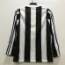 Maglia retrò di casa a maniche lunghe di Newcastle United 1995-97 - Nero/Bianco