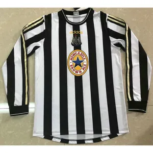 Maglia retrò di casa a maniche lunghe di Newcastle United 1997-99 - Nero/Bianco