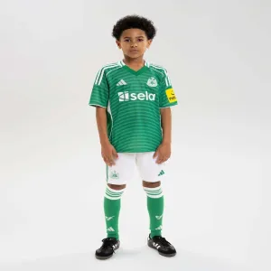 Newcastle United 2025/26 Away Kids Jersey - Green