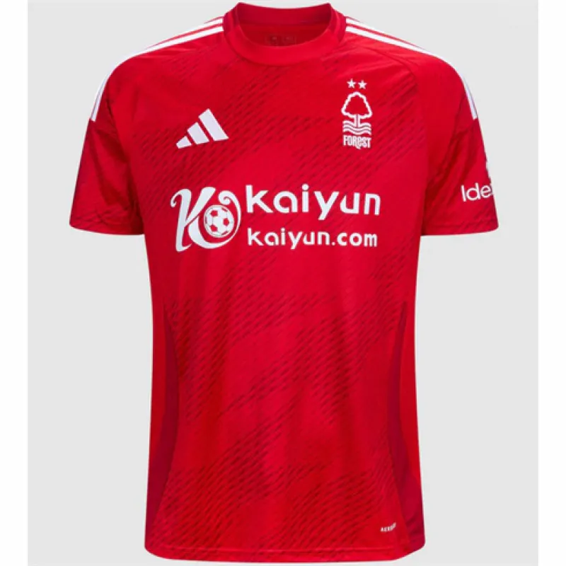 Nottingham Forest's 2024/25 home jersey - red