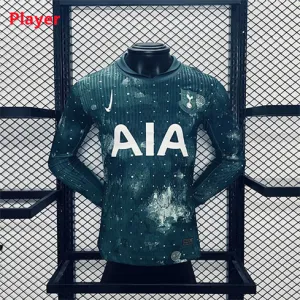 Tottenham Hotspur 2024/25 Third Long - Sleeved Jersey - Player Edition - Enamel Green