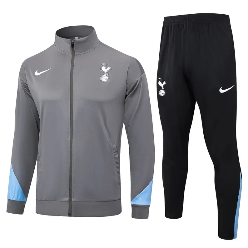 Tottenham Hotspur 2024/25 Hooded Sportswear + Trousers - Light Gray