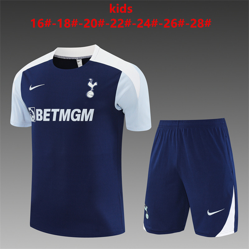Tottenham Hotspur 2025/26 Set Allenamento Bambino grigio