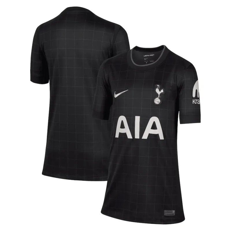 Tottenham Hotspur 2025/26 Kinder-Auswärtstrikot - Schwarz