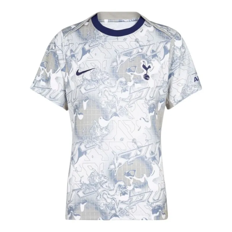 Maglia pre-partita casa del Tottenham Hotspur 2025/26 - Bianco