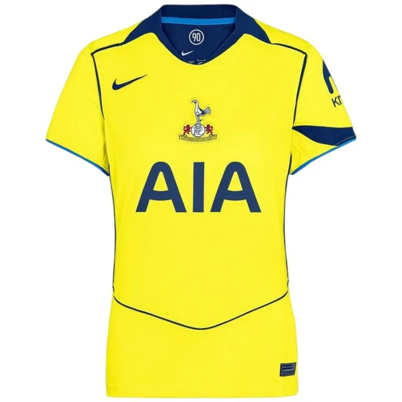 Camiseta Third Femenina del Tottenham Hotspur 2025/26 - Amarillo