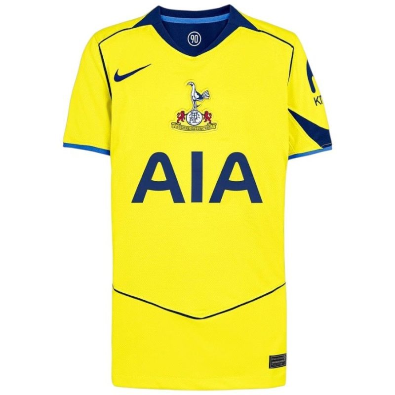 Tottenham Hotspur 2025/26 Third Kids Kit Jersey - Yellow