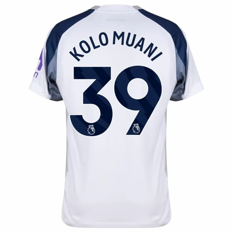 Tottenham Hotspur KOLO MUANI 2025/26 Maillot domicile - Blanc
