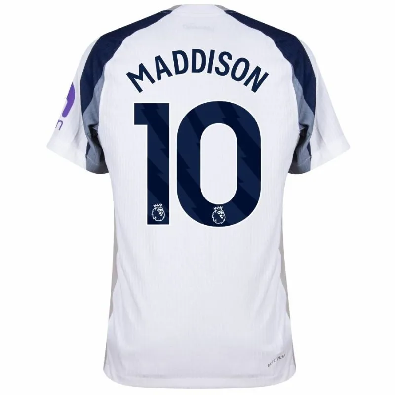 Tottenham Hotspur MADDISON 2025/26 Home Kids' Kit Jersey - White