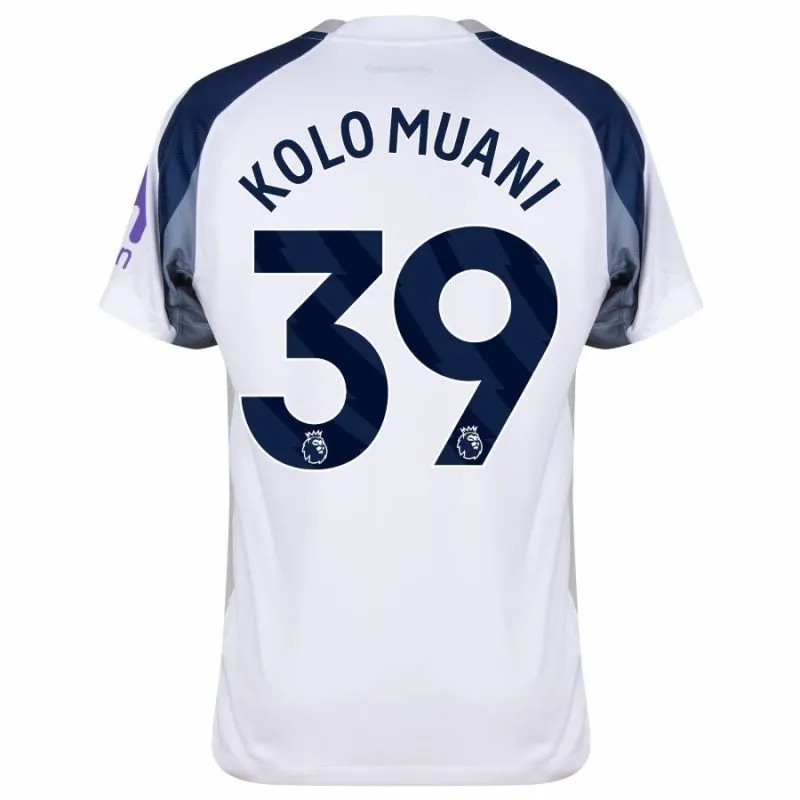 Tottenham Hotspur KOLO MUANI 2025/26 Camiseta de casa Niño con Pantalones - Blanca