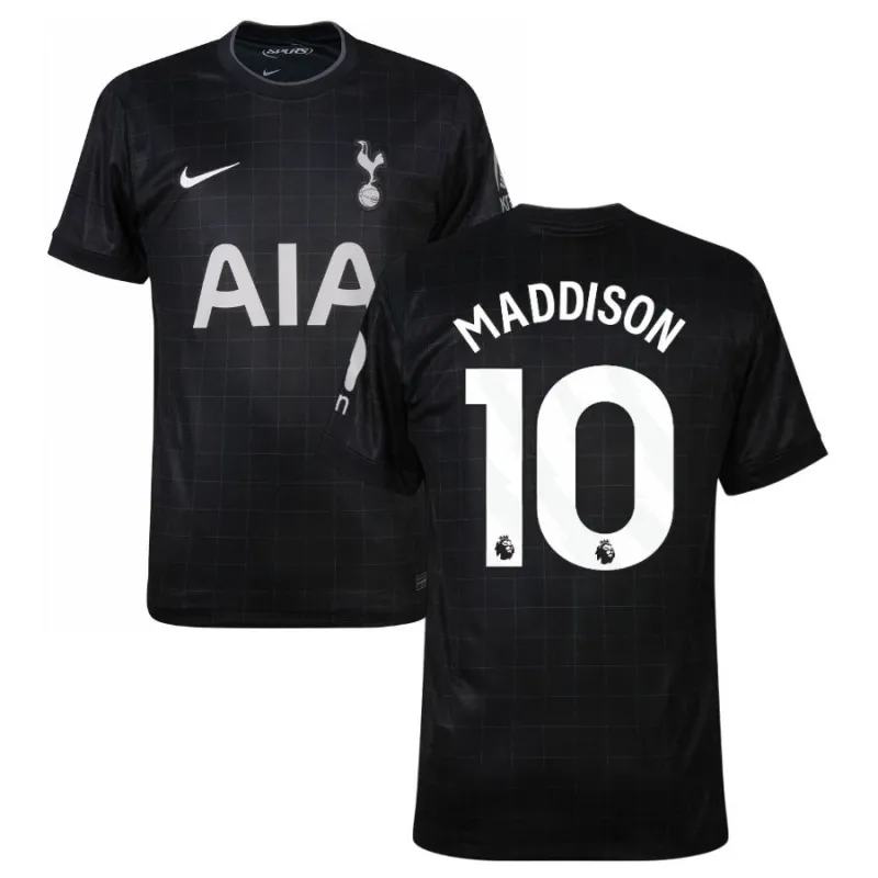 Tottenham Hotspur MADDISON 2025/26 Maillot extérieur - Noir