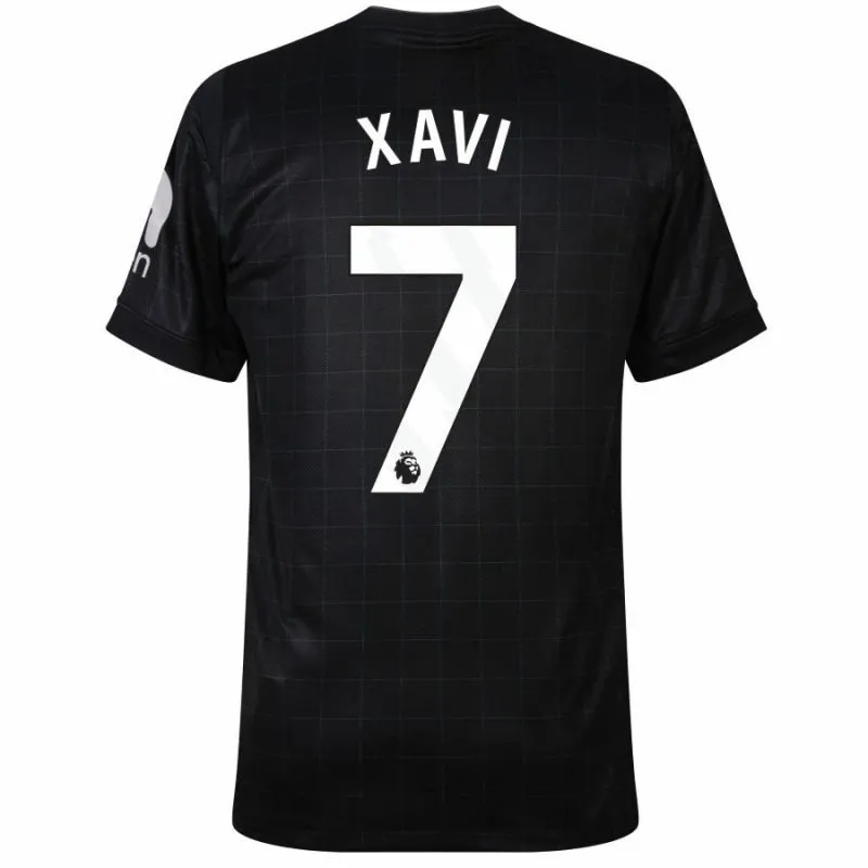 Tottenham Hotspur XAVI 2025/26 Away Kids' Kit Jersey - Black