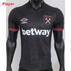 West Ham United's away kit - player edition - for 2024/25 - Black