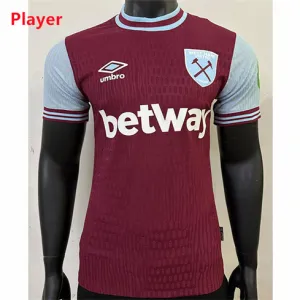 West Ham United's home kit - player edition - for 2024/25 - Red
