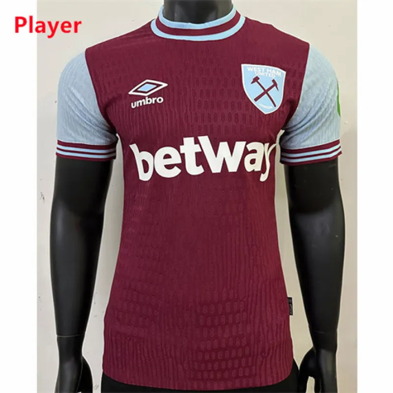 Der Heimtrikot - Spielerausgabe - von West Ham United für 2024/25 - Rot