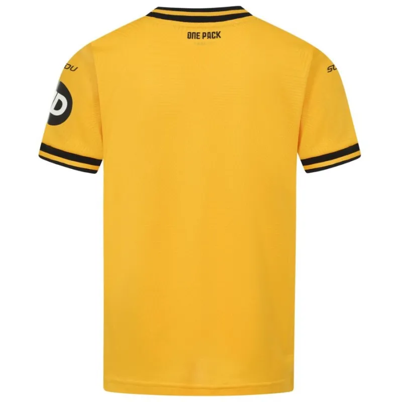 Maillot d'enfant domicile de Wolverhampton Wanderers 2024/25 - Jaune