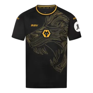 Wolves 2024/25 Away Kids' Jersey - Black