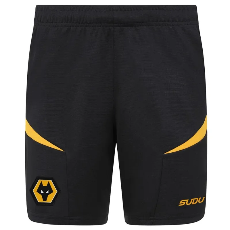 Wolverhampton Wanderers 2024/25 Auswärtstrikot - Kinder - Set - Schwarz